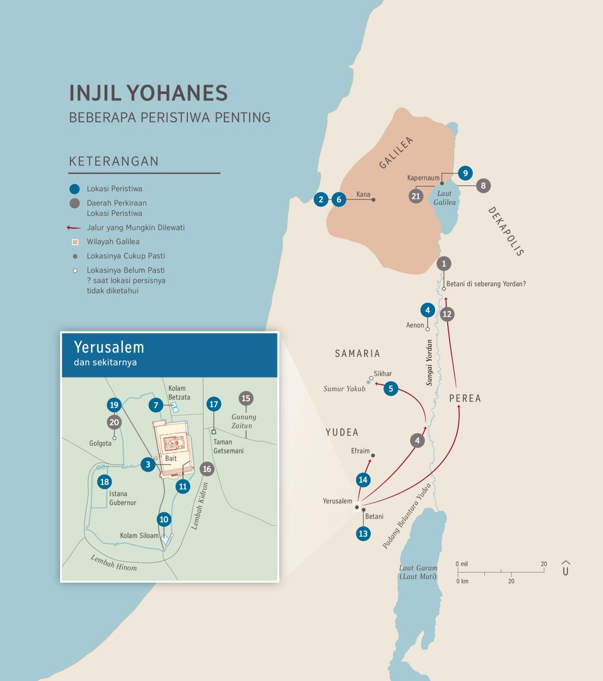 Injil Yohanes—Beberapa Peristiwa Penting