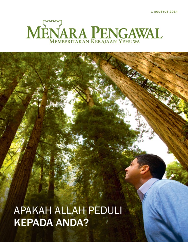Sampul Majalah Menara Pengawal, Agustus 2014 | Apakah Allah Peduli kepada Anda?