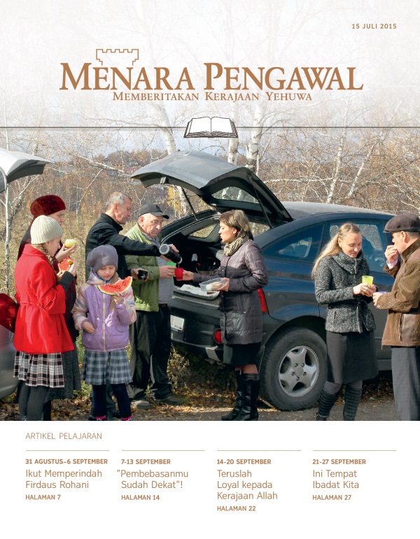 Sampul Menara Pengawal Edisi Pelajaran, 15 Juli 2015