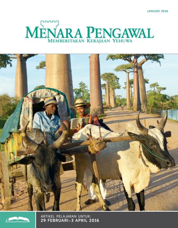 Sampul Menara Pengawal Edisi Pelajaran 15 Januari 2016