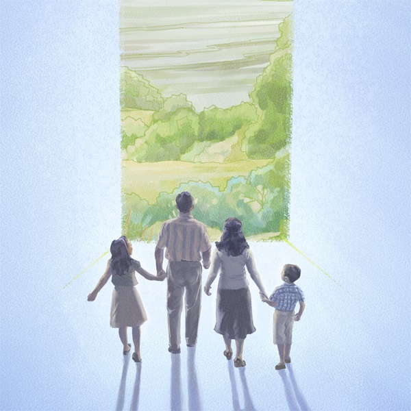 The cover of the brochure ‘Listen to God and Live Forever.’