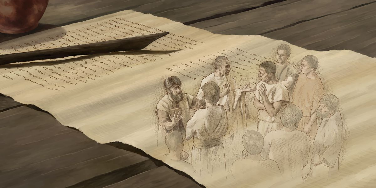 Nel I secolo, alcuni fratelli di Colosse parlano della lettera che hanno ricevuto da Paolo