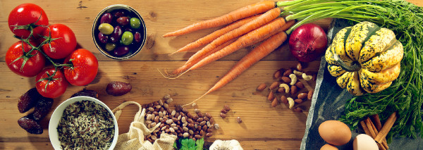 Varietà di cibo sano