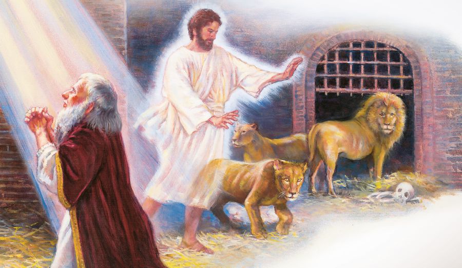 Un angelo tiene i leoni lontani da Daniele