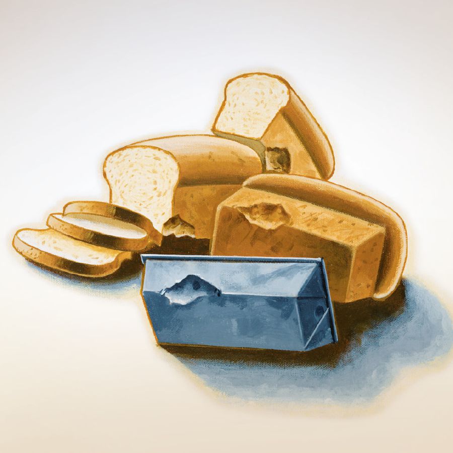 Filoni di pane con la stessa ammaccatura dello stampo in cui vengono cotti