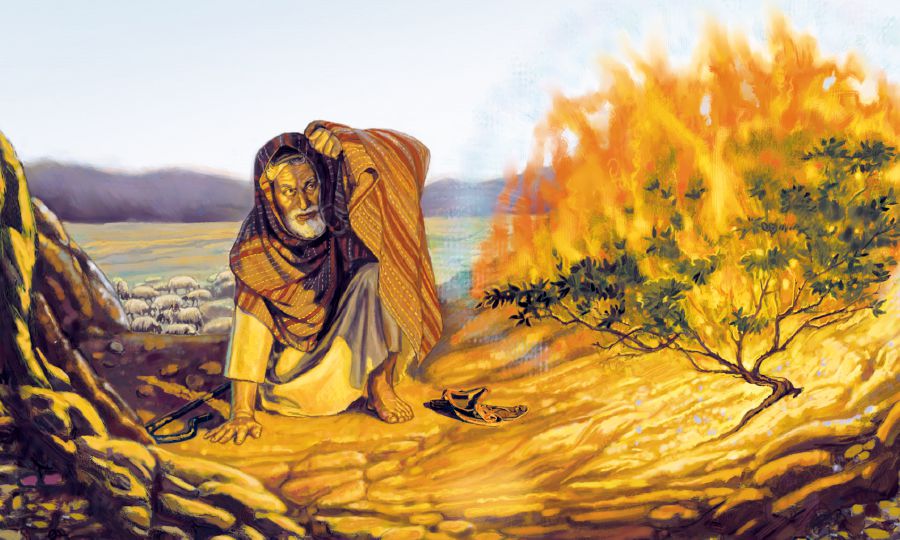 Mosè al roveto ardente