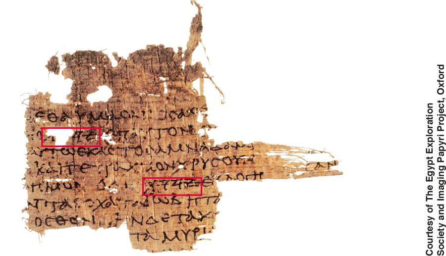Papiro di Ossirinco 3522, datato al I secolo E.V.