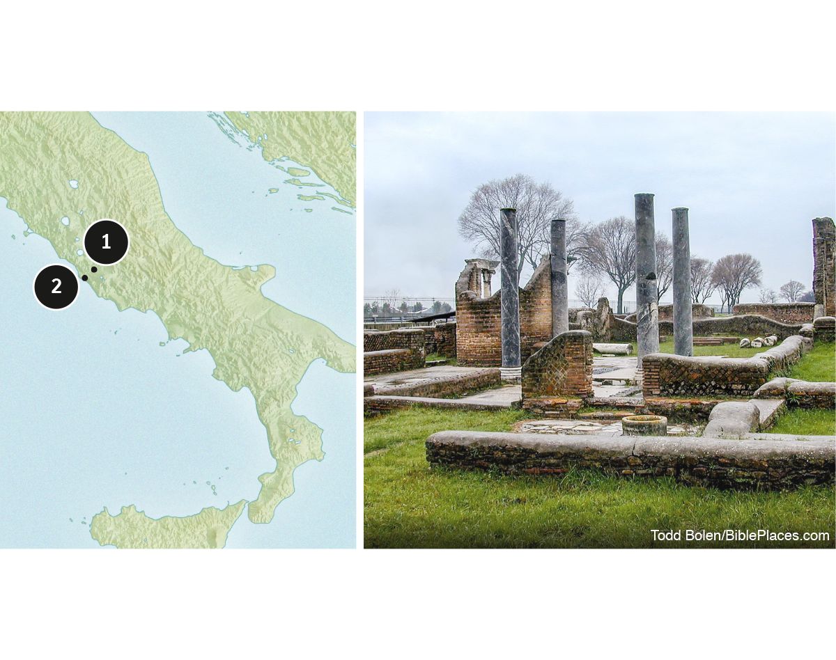 Una sinagoga nella città di Ostia