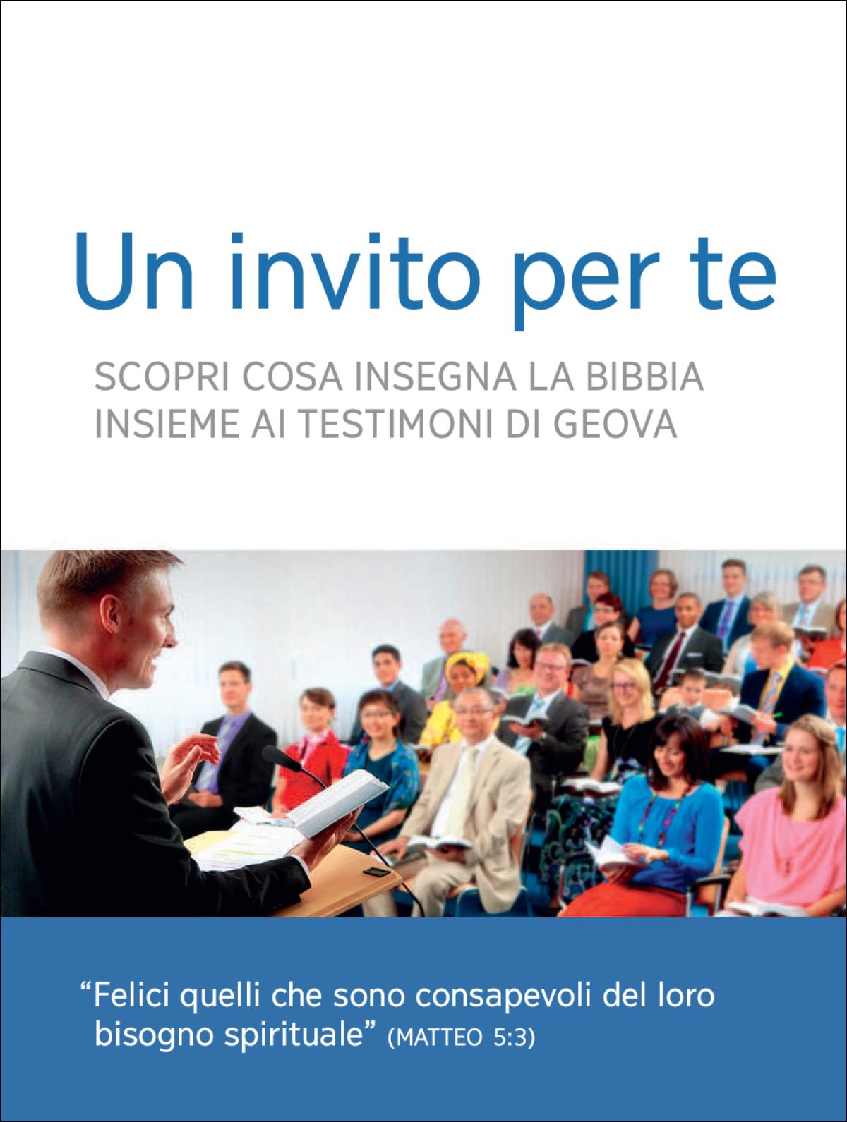 Invito alle adunanze di congregazione