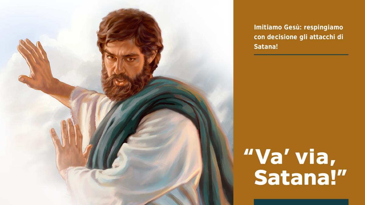 Gesù dice a Satana di andare via