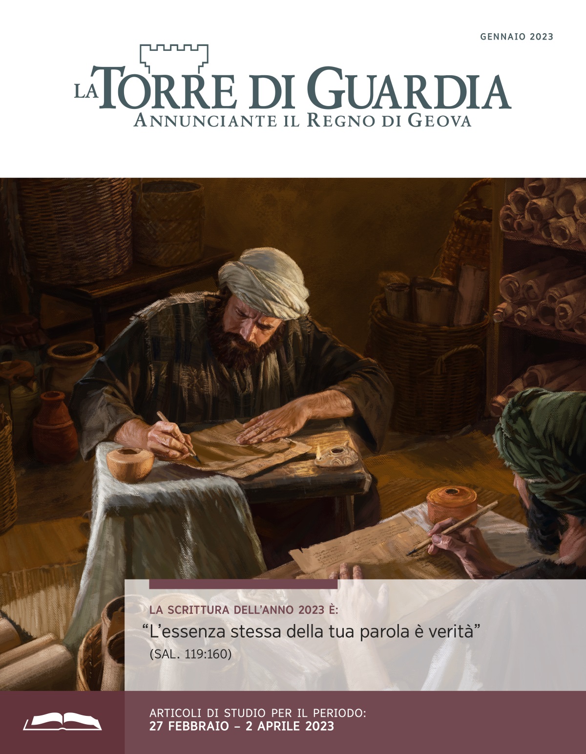 La Torre di Guardia, edizione per lo studio, gennaio 2023.