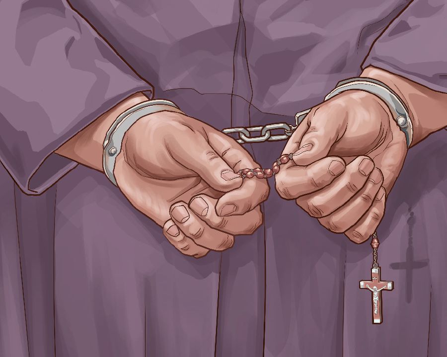 Sacerdote in manette