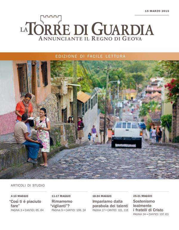 Copertina dell’edizione di facile lettura della Torre di Guardia, 15 marzo 2015