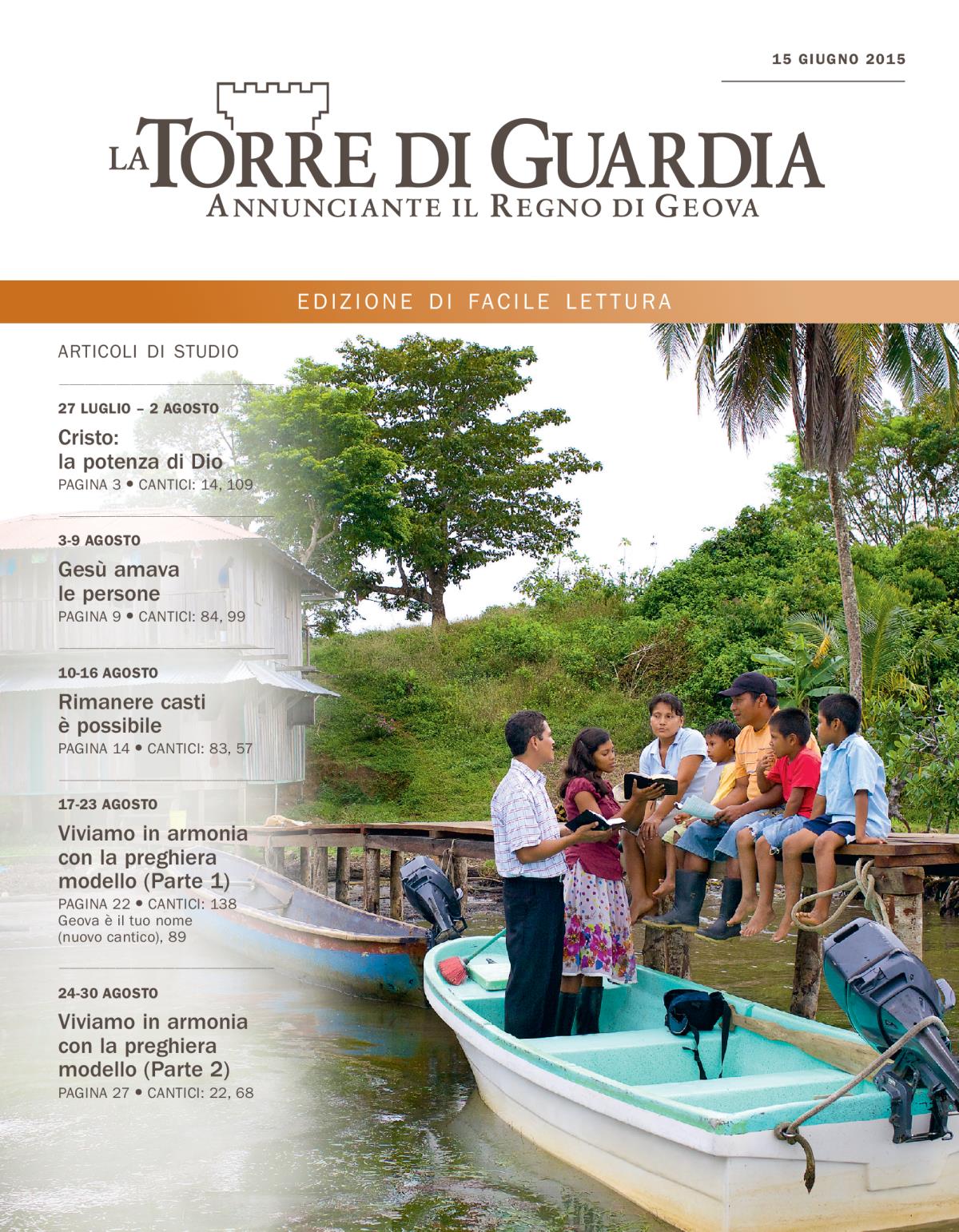 Edizione di facile lettura della Torre di Guardia, 15 giugno 2015