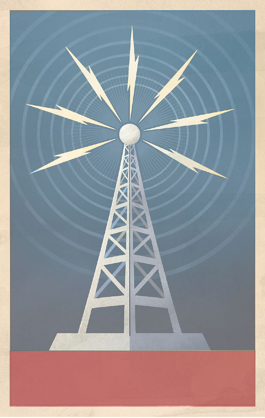 Un’antenna radio