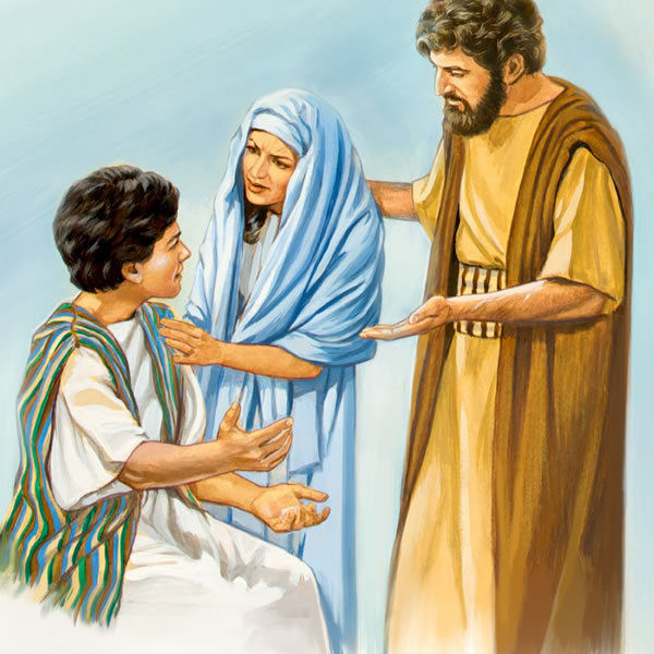 Yusuf lan Maria nemokké Yésus