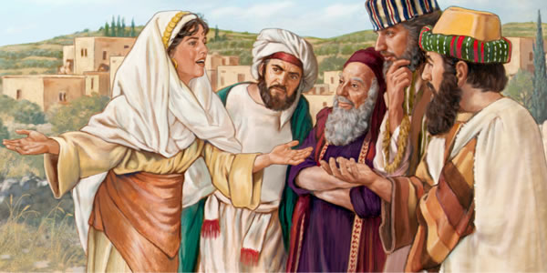 Ing Sikhar, wong wadon Samaria ngandhani apa sing diomongké Yésus marang dhèwèké