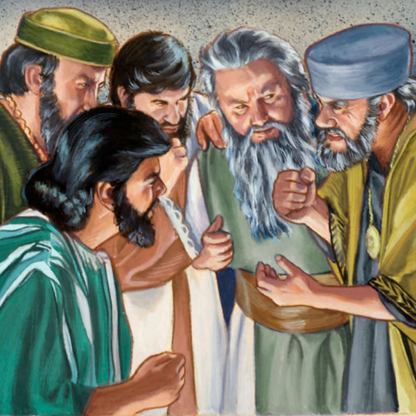 Para pemimpin agama Yahudi rembugan kanggo matèni Yésus