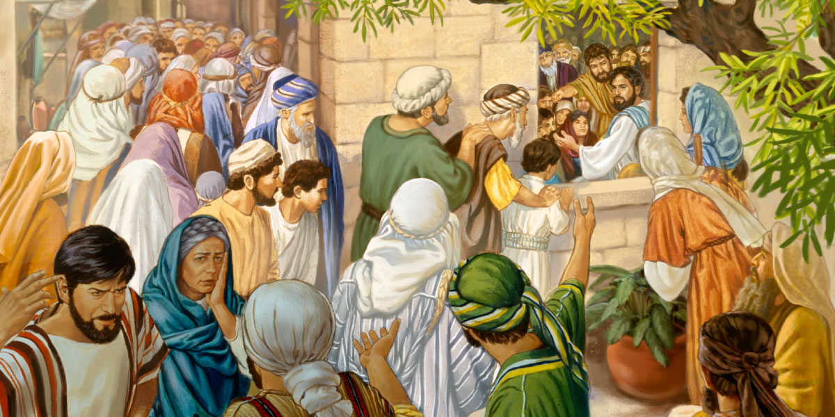 Akèh wong padha teka menyang panggonané Yésus