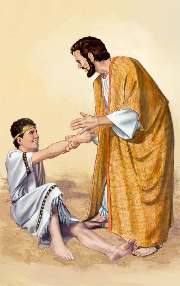 Yésus marèkké cah lanang sing kesurupan roh jahat