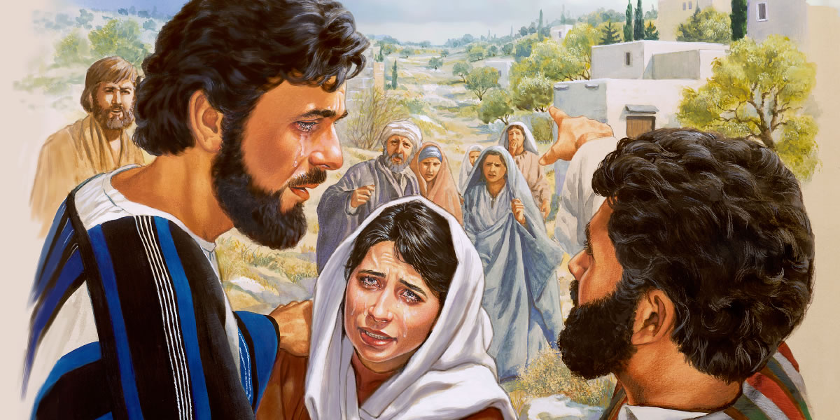 Yésus lan Maria nangis lan akèh wong sing nggatèkké