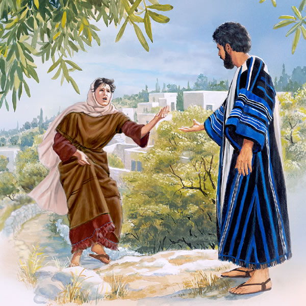 Marta mlayu kanggo nemoni Yésus