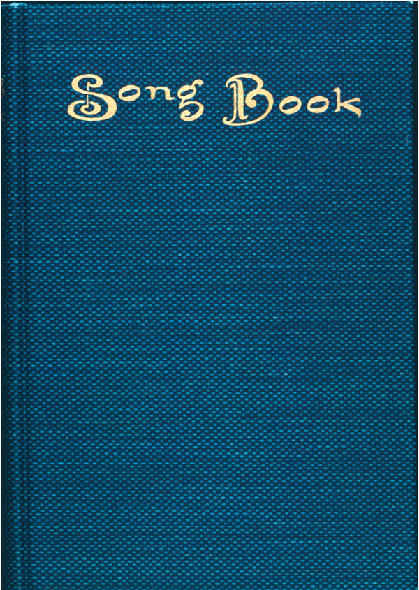 Bagéan ngarep buku Songs of Praise to Jehovah, 1928