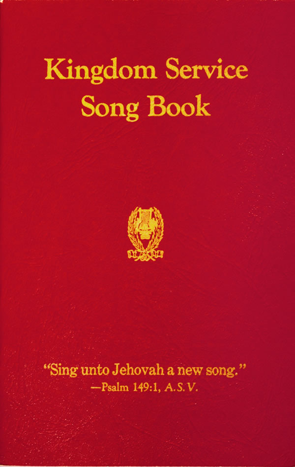 Bagéan ngarep buku Kingdom Service Song Book, 1944)