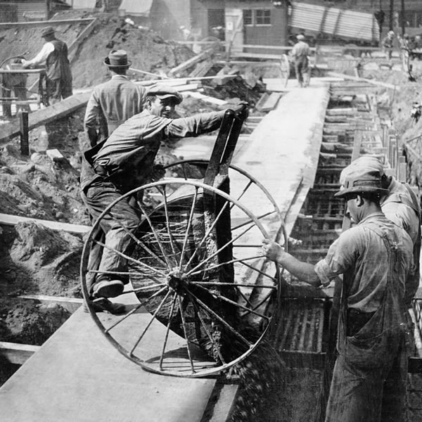 Sedulur lanang ing pembangunan ing Brooklyn, 1927