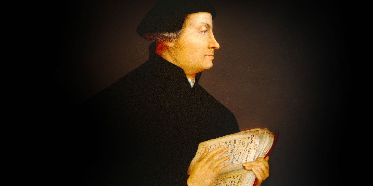 Huldrych Zwingli nyekel Alkitab.