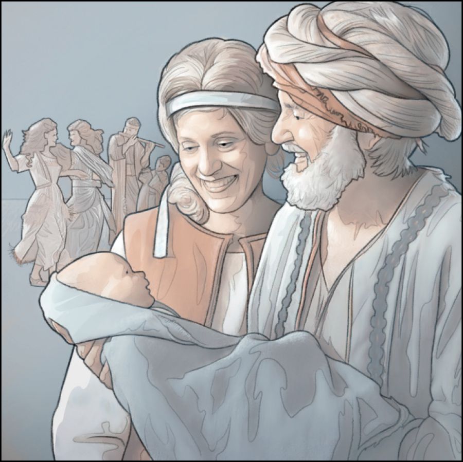 Ayub, bojoné, lan anaké