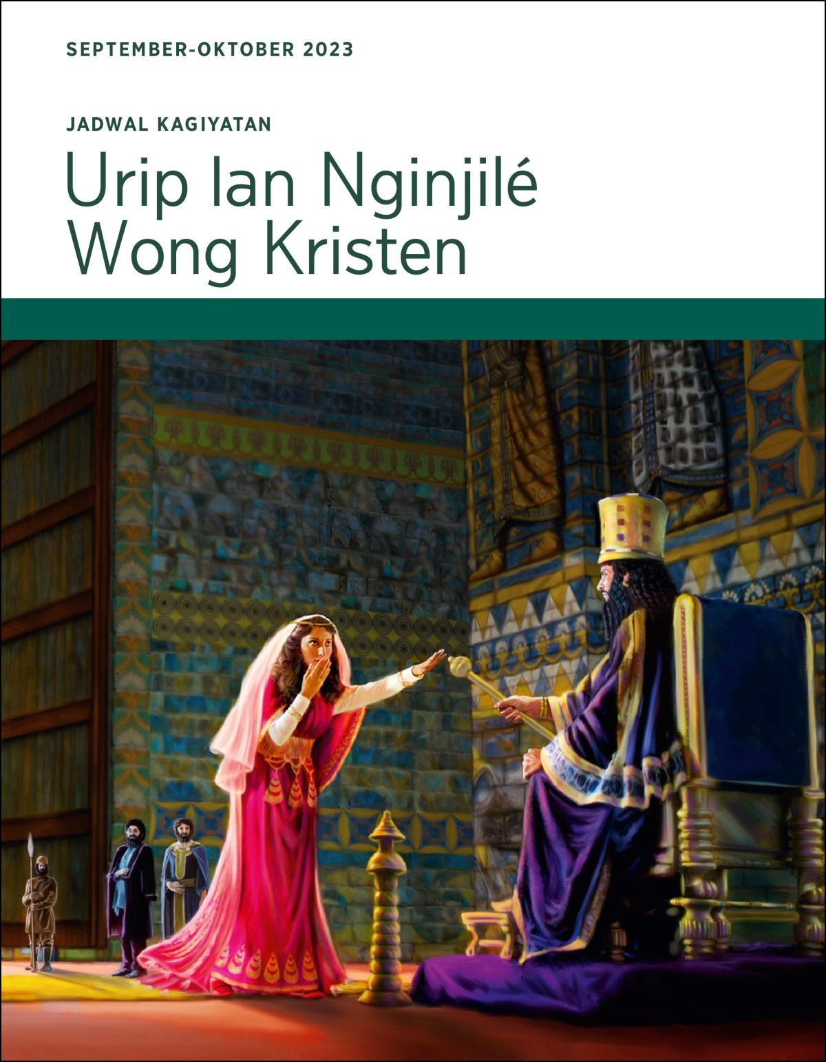Jadwal Kagiyatan Urip lan Nginjilé Wong Kristen, September-Oktober 2023.