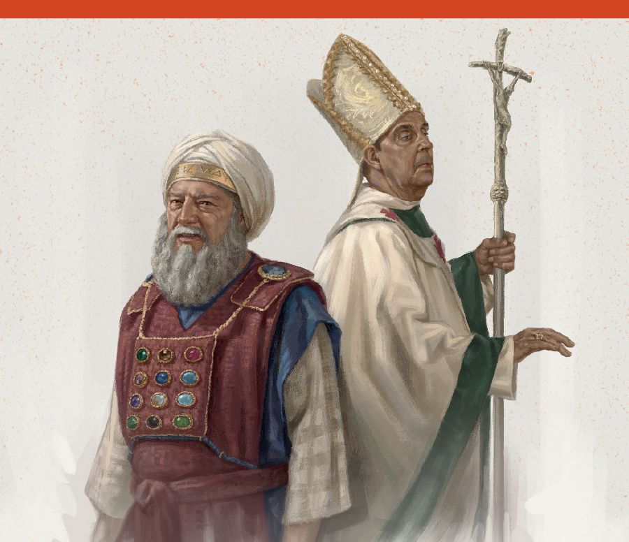 Imam agung Israèl lan pemimpin Gréja Katolik Roma.
