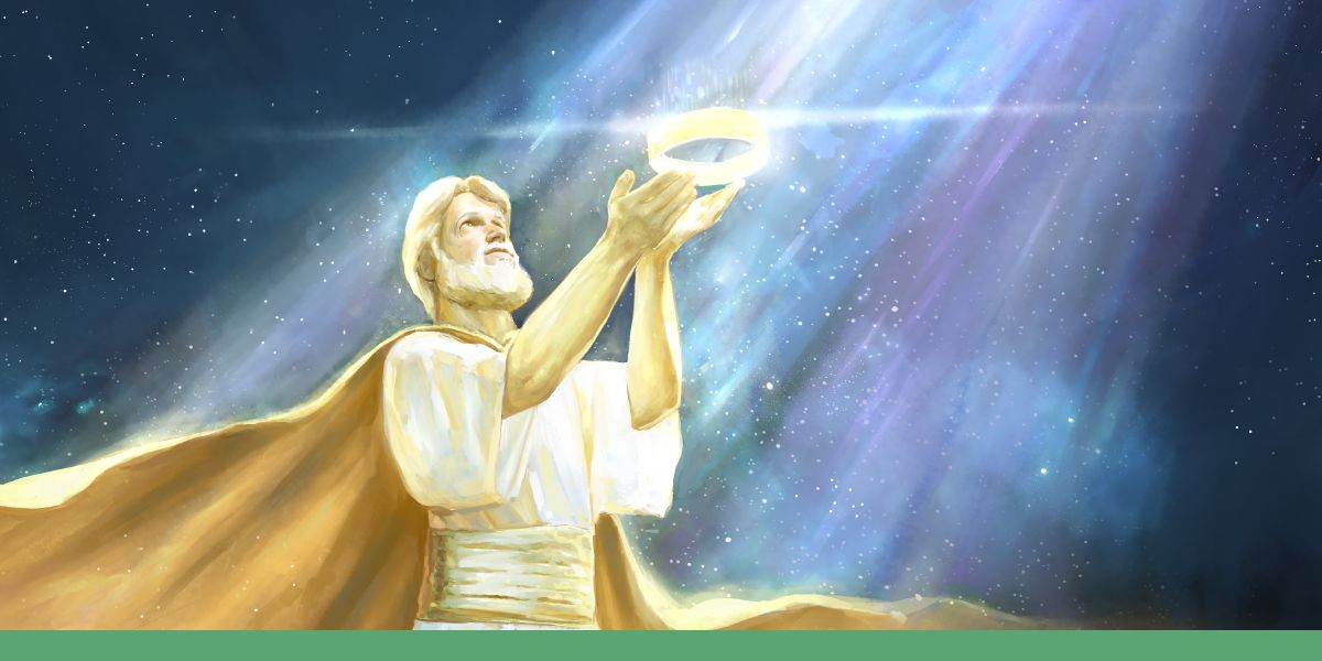 Yésus nyerahké mahkotané marang Yéhuwah.
