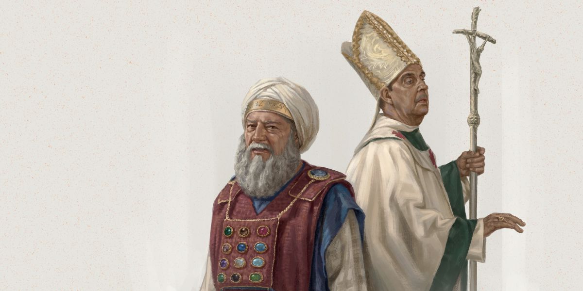 Imam agung Israèl lan pemimpin Gréja Katolik Roma.