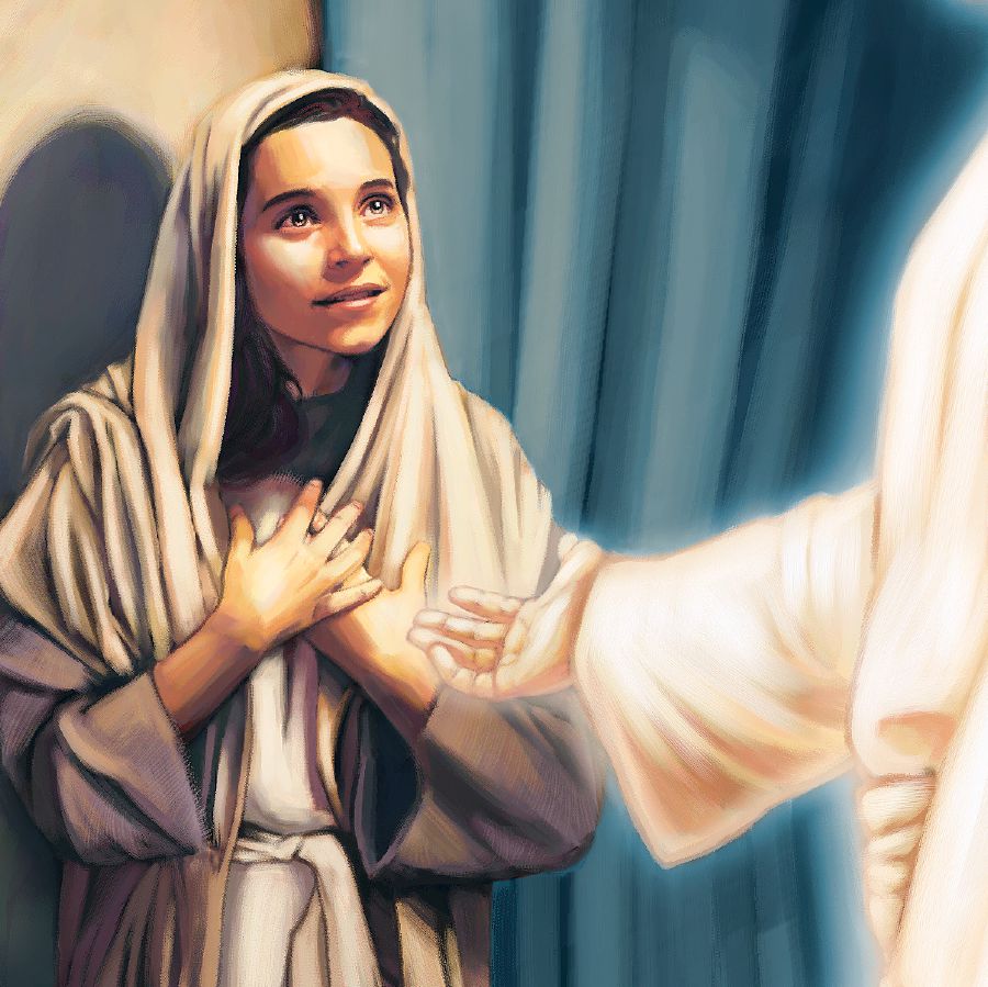 Malaékat Gabrièl nemoni Maryam