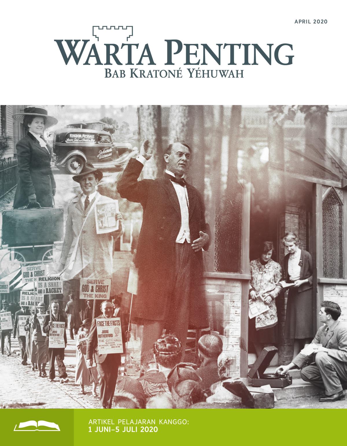 Warta Penting Édhisi Wulangan, April 2020.