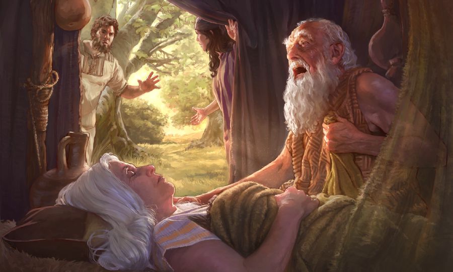 Abraham nangis nggero-nggero ing sandhingé jenasah Sara