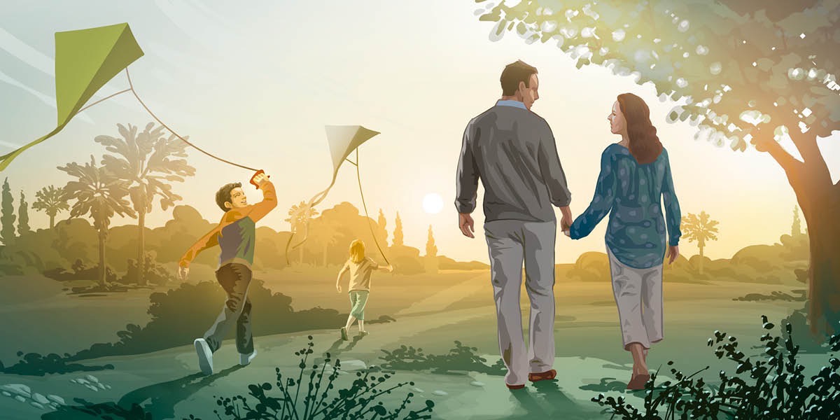 A family in Paradise