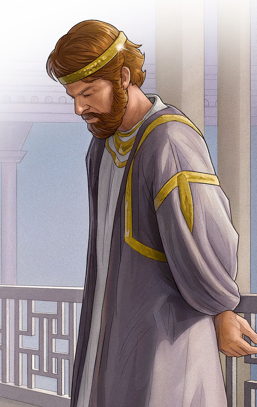 დავითი ლოცულობს