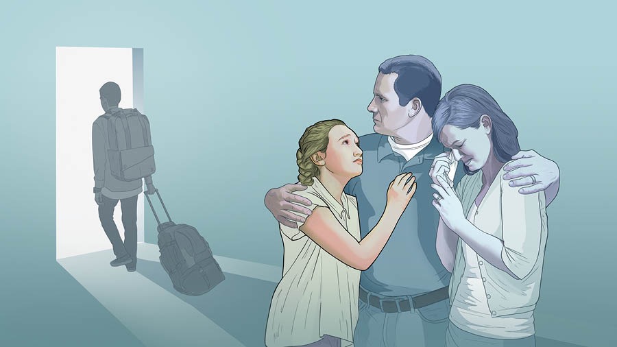 გოგონას აშინებს, რომ თავისი ძმის კვალს არ დაადგეს, რომელიც გაირიცხა და სახლიდან მიდის