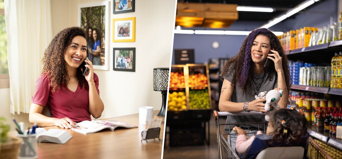 ერთი და პირადი შესწავლის დროს ურეკავს თავის დას, რომელიც არ არის იეჰოვას მოწმე. მისი და ამ დროს თავის გოგონასთან ერთად მაღაზიაშია.