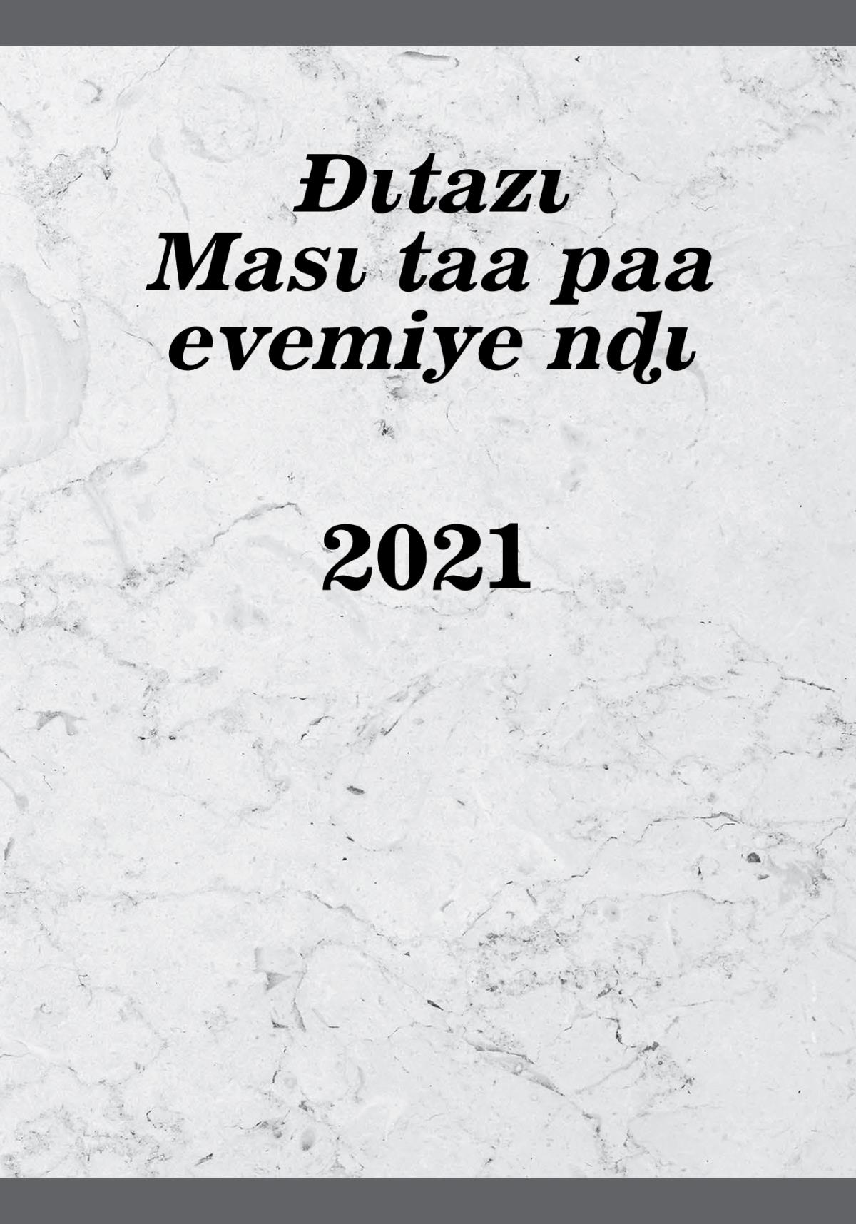 Ðɩtazɩ Masɩ taa paa evemiye nɖɩ—2021