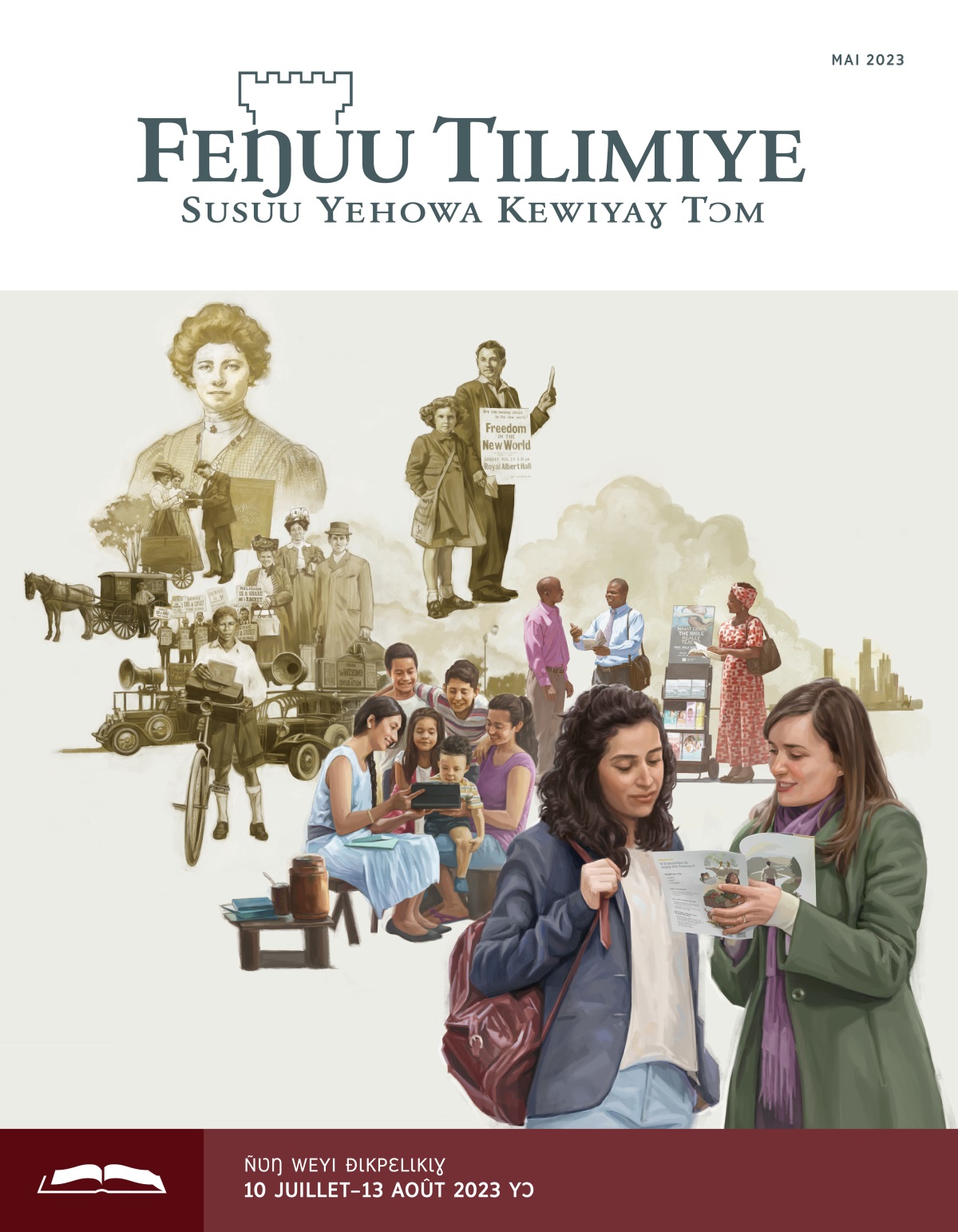 Feŋuu Tilimiye nɖɩ pɛkpɛlɩkɩɣ yɔ, mai 2023.