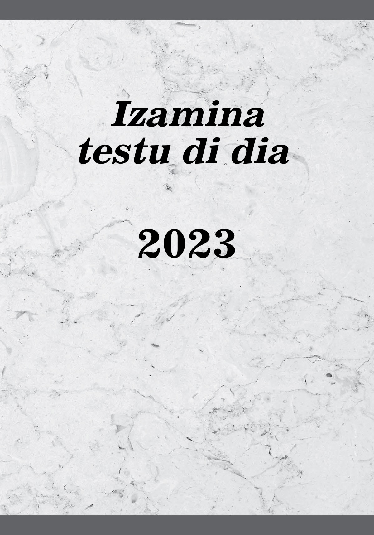 Izamina testu di dia — 2023
