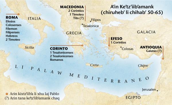 Reetalil li tenamit bʼarwiʼ laj Pablo kixtzʼiibʼa ebʼ li xhu