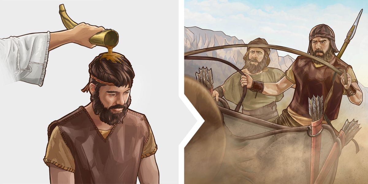 Ebʼ li jalam u: 1. Nasikʼeʼk ru laj Jehú naq nahoymank li aseeyt saʼ xjolom. 2. Laj Jehú, yook chi xik chi yalok ut chi maakʼaʼ xxiw naxbʼeresi li xkaar.