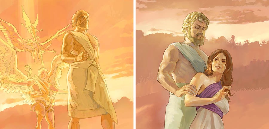 Wiibʼ oxibʼ li ánjel li maaʼusebʼ xchʼool xeʼtibʼeloʼk ut xeʼwank rikʼinebʼ li ixq