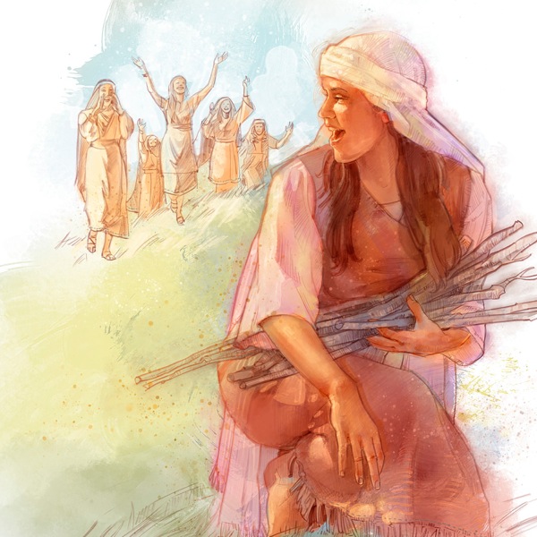 Li xrabʼin laj Jefte naxchʼutubʼ li siʼ choʼq re li rochoch li Yos; ebʼ li ramiiw keʼwulak chi rilbʼal