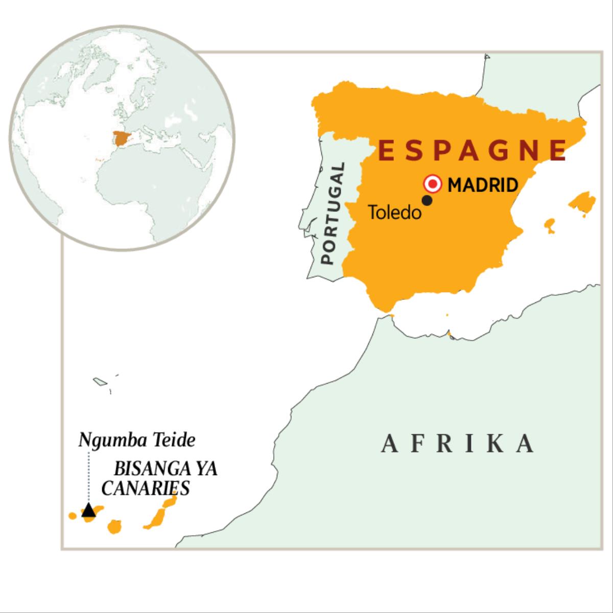 Bo me tenda Espagne na karti